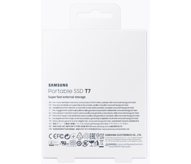 Samsung Portable SSD T7 500GB USB 3.2 Gen. 2 Szary - 562878 - zdjęcie 10